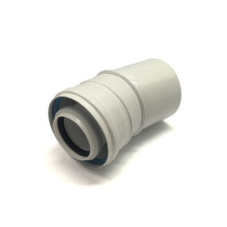 BRILON koleno koaxialni DN100/60  15 stupňů