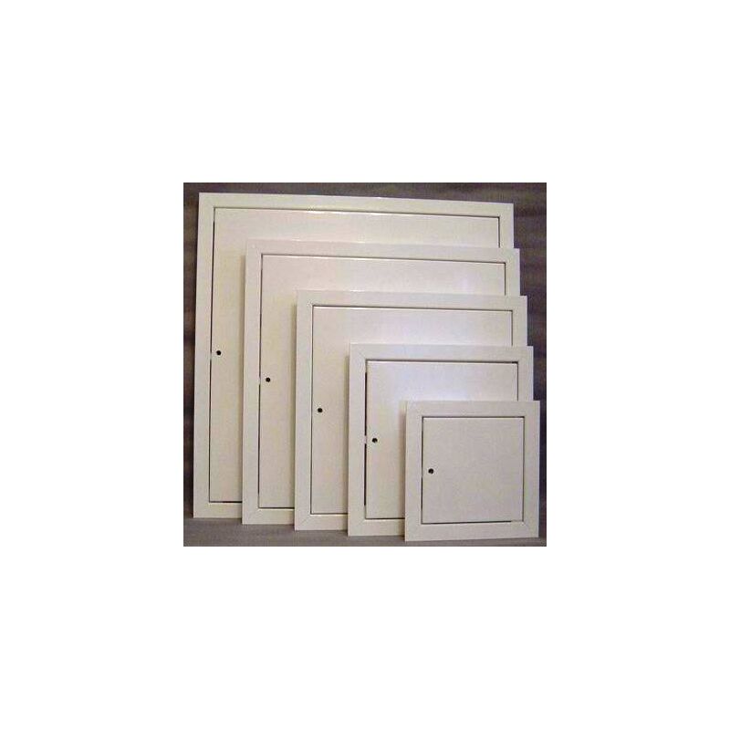 rám s dvířky 500x500 komaxit bíly