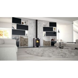 HS FLAMINGO krbova kamna 9kW ESPO II seda