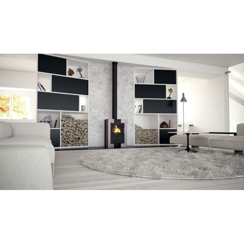 HS FLAMINGO krbova kamna 9kW ESPO II seda