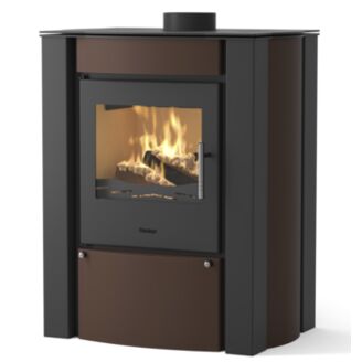 HS FLAMINGO krbova kamna 9kW AMOS hneda-sametova