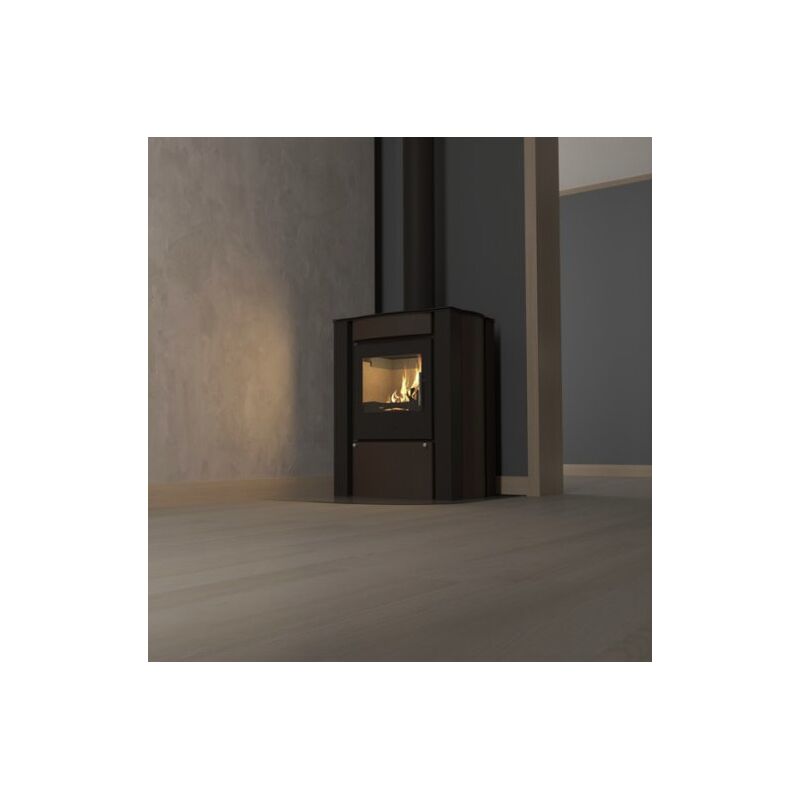 HS FLAMINGO krbova kamna 9kW AMOS hneda-sametova