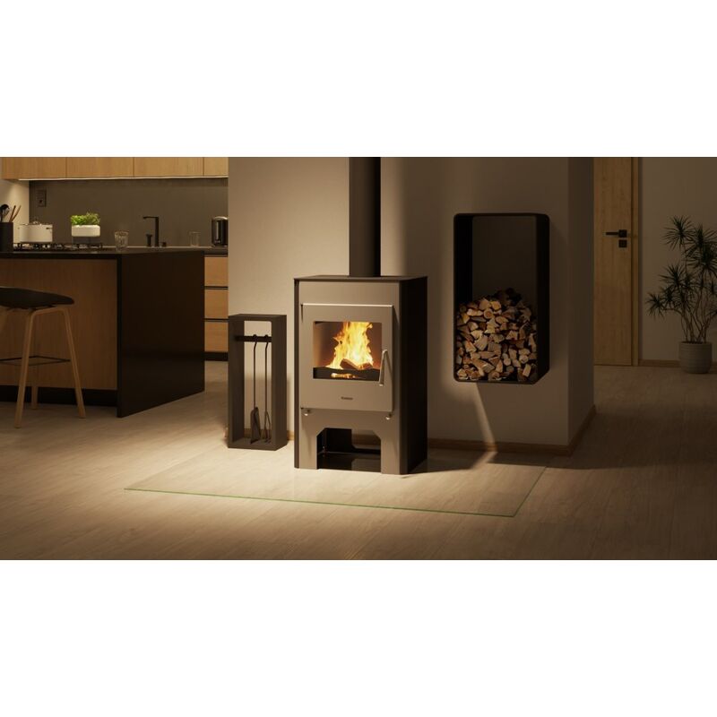 HS FLAMINGO krbova kamna 9kW ESPO II seda