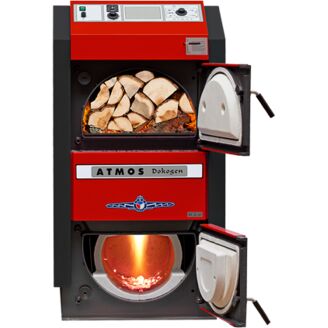 KOTEL ATMOS DC 18 GD Kotel na drevo s elektronickou regulací ACD01