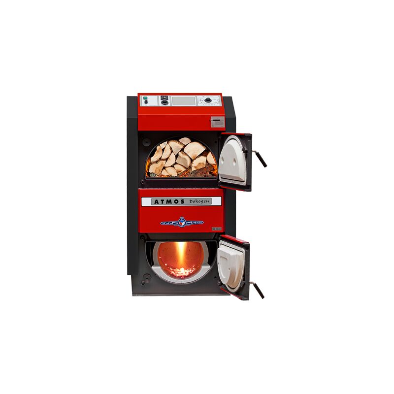 KOTEL ATMOS DC 18 GD Kotel na drevo s elektronickou regulací ACD01