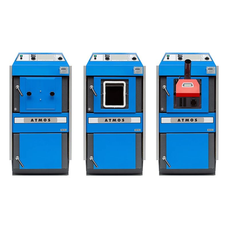 KOTEL ATMOS C 25 ST s úpravou pro hořák, Kotel na tuhá paliva