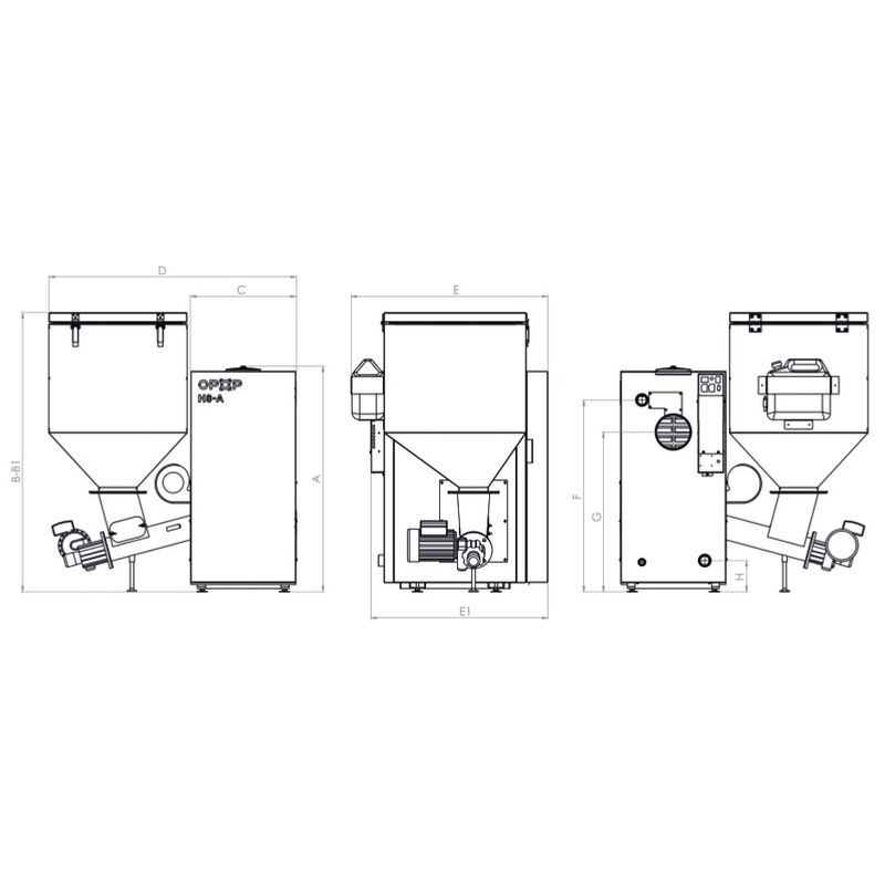 OPOP H845-AP Automatický kotel na uhlí a pelety 573334