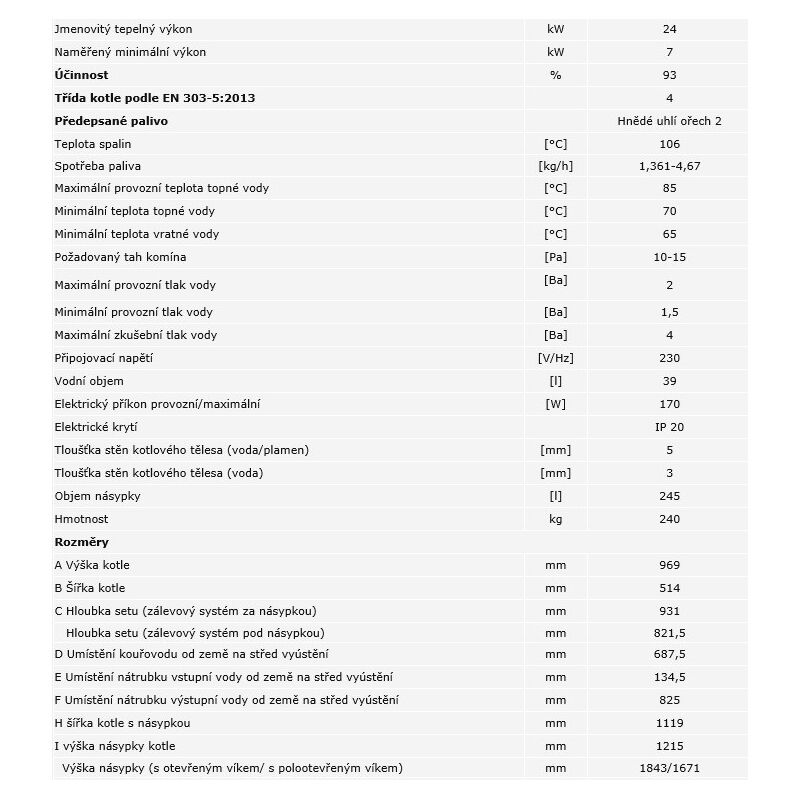 OPOP H815-AP Automatický kotel na uhlí a pelety 573332