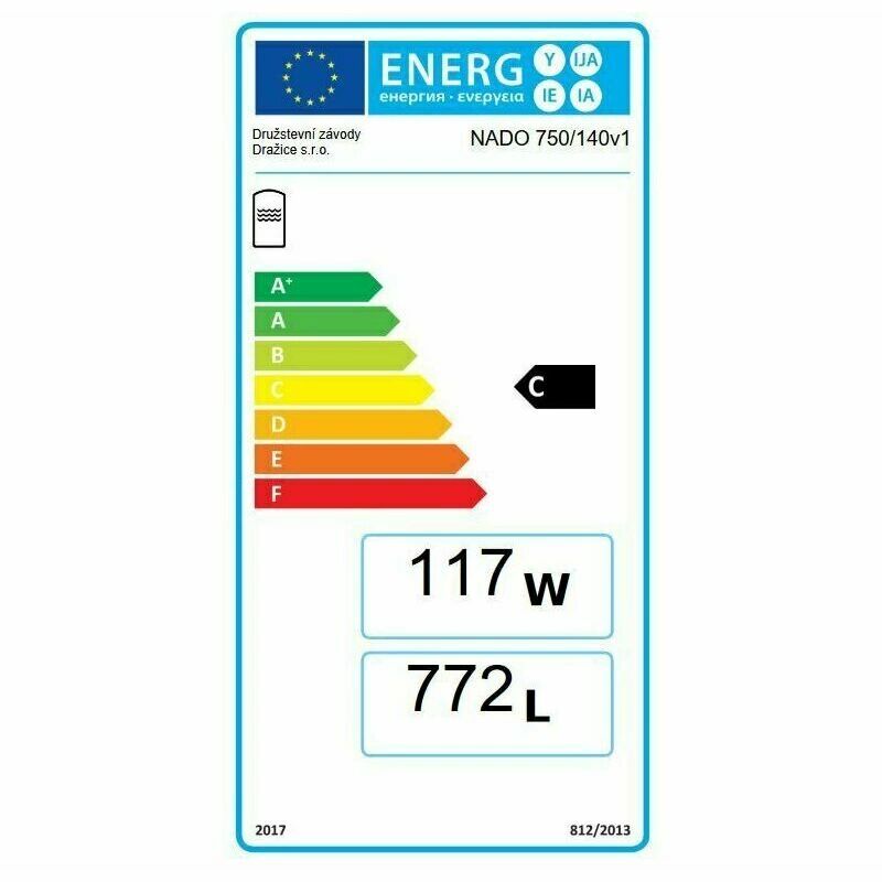 DRAŽICE NADO akumul.nádrž 750/140 v1 vč. izolace