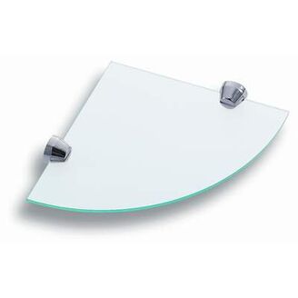 rohová polička čiré sklo/chrom 6335.0