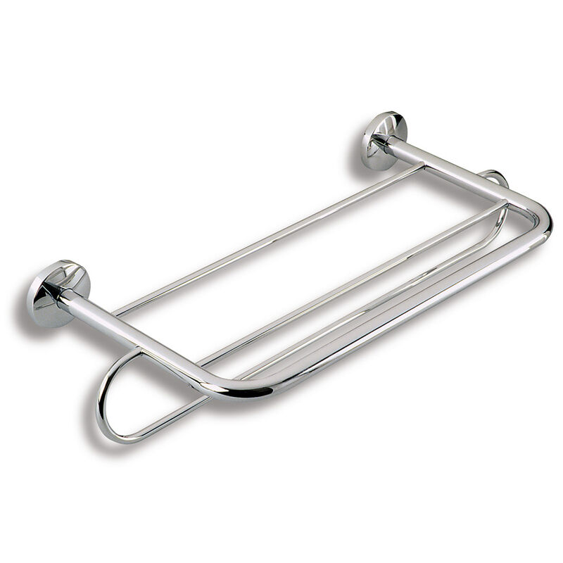velký držák ručníků se závěsem 400mm chrom 6145.0