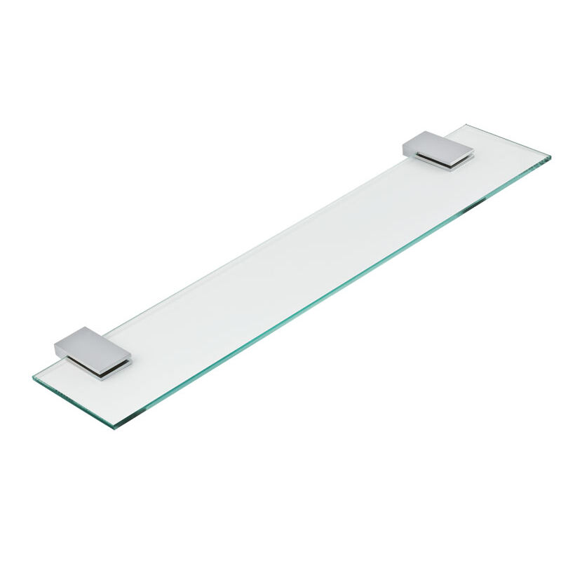 polička rovná čiré sklo/chrom 0940.0