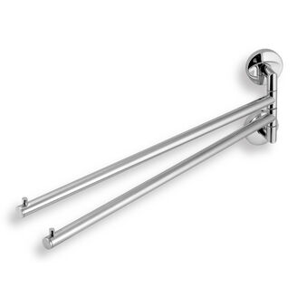 dvouramenný držák ručníků chrom 0129.0
