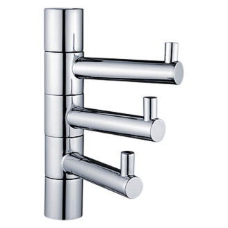 háček trojitý otočný chrom BR 11099-3-26