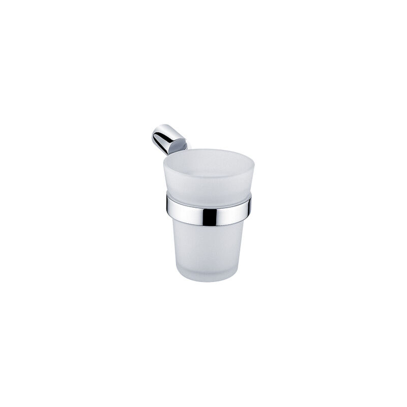 držák sklenky matné sklo/chrom BR 11058C-26