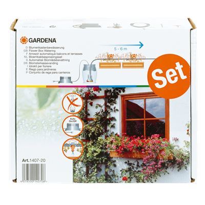 automatické zavlažování GARDENA pro 5-6 m květinových truhlíků