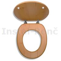 dřevěné WC sedátko borovice