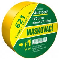maskovací páska ANTICOR 621 50x33 odolná UV zárřní žlutá