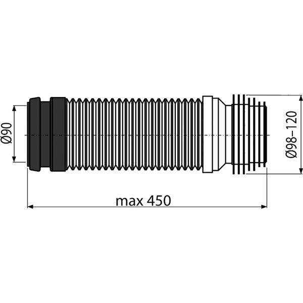 koleno odpadu 90/110 flexi M9006