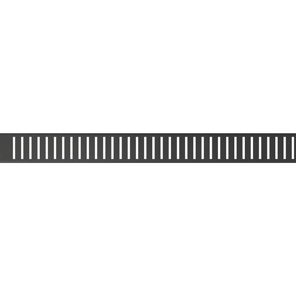 ALCA PLAST PURE-750BLACK Rošt pro liniový podlahový žlab - černá mat