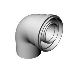RICOM Koleno DN80/125-90°