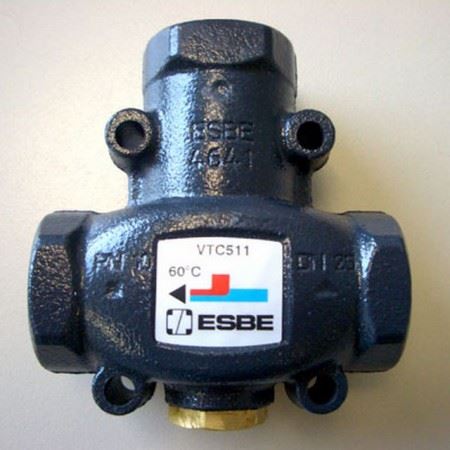 termost.sms.ventil 1" VTC 511 25/70C litina ESBE