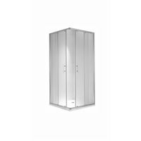 CUBITO PURE Sprchový kout 90x90cm čtverec + PADANA Sprchová vanička čtvercová 90x90 litý mramor
