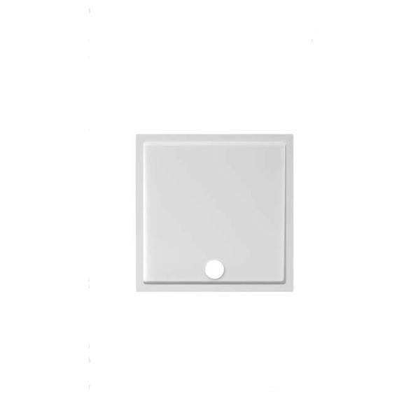 CUBITO PURE Sprchový kout 90x90cm čtverec + PADANA Sprchová vanička čtvercová 90x90 litý mramor